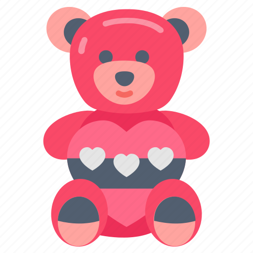 Teddy, bear, stuffed, toy, gift, hug, childhood icon - Download on Iconfinder