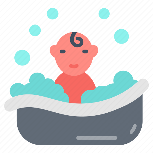 Bathing, shower, washing, baby, infant, bath, tub icon - Download on Iconfinder