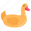 duck, toy, water, play, yellow, shower, gift, cute, animal, bath, rubber 