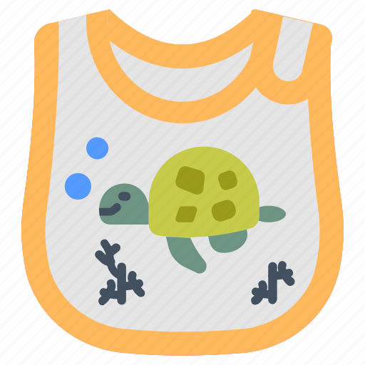 Baby, bib, collection, style, mealtime icon - Download on Iconfinder