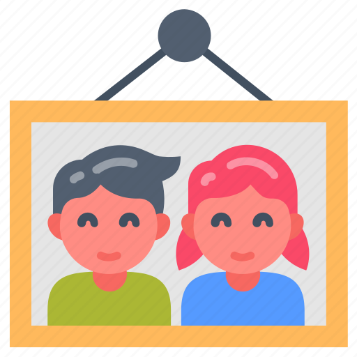 Kids, photo, frame, friends, brother, sister, family icon - Download on Iconfinder