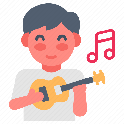 Playing, guitar, music, melody, school, performance, creativity icon - Download on Iconfinder