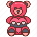 teddy, bear, stuffed, toy, gift, hug, childhood
