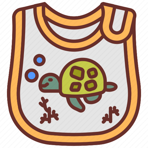 Baby, bib, collection, style, mealtime icon - Download on Iconfinder
