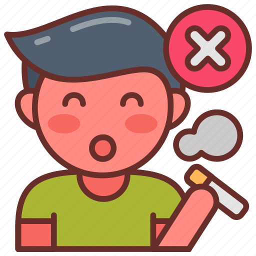 Stop, smoking, tobacco, addiction, banned, cross, coughing icon - Download on Iconfinder