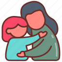 hug, cuddle, cares, parental, love, welcome