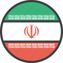 asian, country, flag, iran, iranian