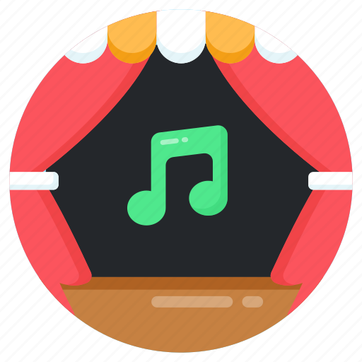 Curtains, stage curtains, drapes, lambrequin, portiere icon - Download on Iconfinder