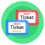 tickets, vouchers, cards, coupons, permits 