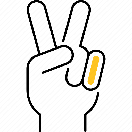 Success, victory, hand, gesture, fingers icon - Download on Iconfinder