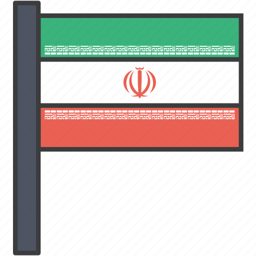 Asian, country, flag, iran, iranian, national icon - Download on Iconfinder