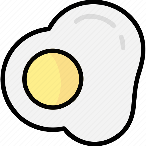 Fried, egg icon - Download on Iconfinder on Iconfinder