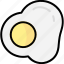 fried, egg 