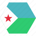 country, djibouti, flag, national, african