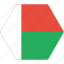 african, country, flag, madagascar, national 