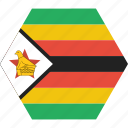 african, country, flag, national, rhodesia, zimbabwe, zimbabwean