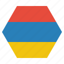 armenia, armenian, country, flag, national, european