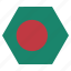 bangladesh, country, flag, national, asian, bangla 