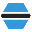 botswana, country, flag, national, african 