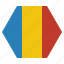 chad, country, flag, national, african 