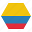 colombia, colombian, country, flag, national 