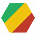 congo, country, flag, national, african