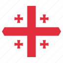 country, flag, georgia, georgian, national, european