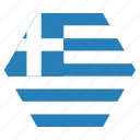 country, flag, greece, greek, national, european