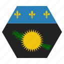country, flag, guadeloupe, national