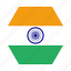 country, flag, india, indian, national, asian 