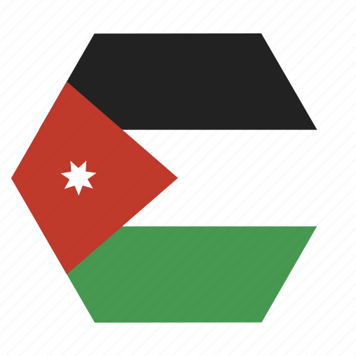Country, flag, jordan, national, asian, jordanian icon - Download on Iconfinder