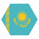 country, flag, kazakhstan, national, asian, kazakhstani
