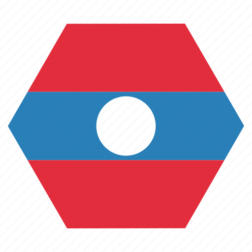 Country, flag, laos, national, asian, laotian icon - Download on Iconfinder