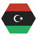 country, flag, libya, libyan, national, african