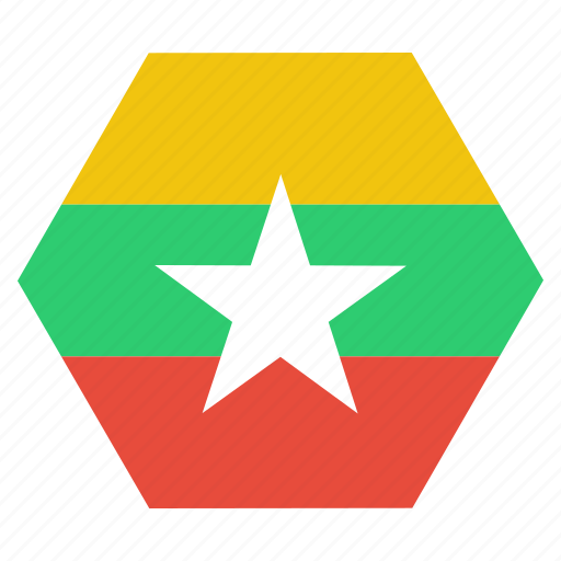 Burma, burmese, country, flag, myanmar, national, asian icon - Download on Iconfinder