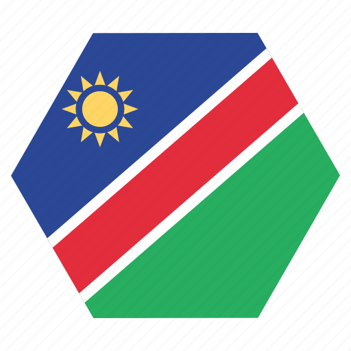 Country, flag, namibia, namibian, national, african icon - Download on Iconfinder