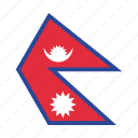 country, flag, national, nepal, nepali, asian