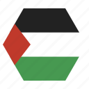 country, flag, national, palestine, asian, palestinian