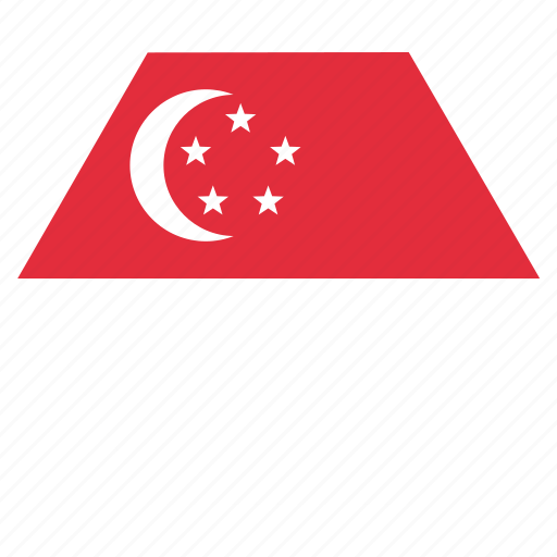 Country, flag, national, singapore, asian, singaporean icon - Download on Iconfinder