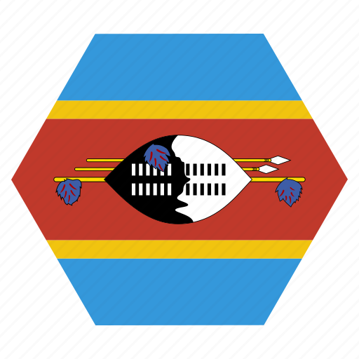 Country, flag, national, swaziland, african icon - Download on Iconfinder
