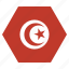 country, flag, national, tunisia, african, tunisian 