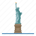 landmark, monument, new york, statue of liberty, travel, united states of america 