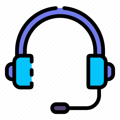 Microphone, headphone, headset, earphone, broadcasting, listening, audio icon - Download on Iconfinder