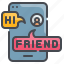 chat, friend, greet, contact, messages 
