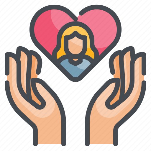 Hand, heart, love, give, help icon - Download on Iconfinder
