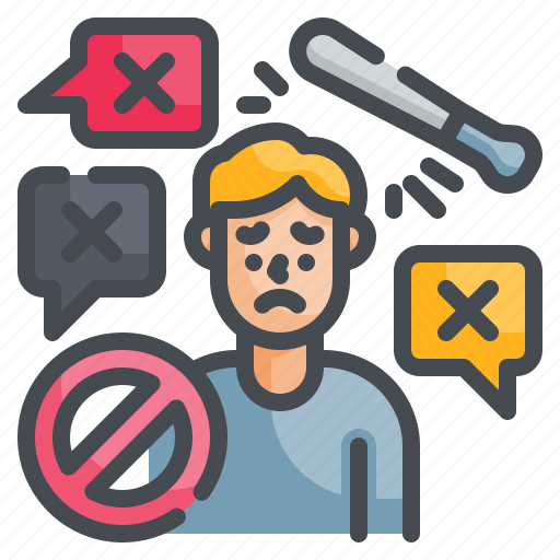 Stop, bully, violent, blame, abuse icon - Download on Iconfinder