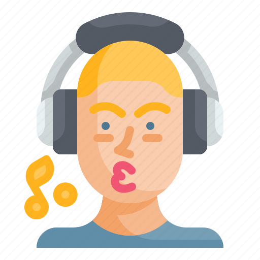 Headphone, music, listen, relax, boy icon - Download on Iconfinder