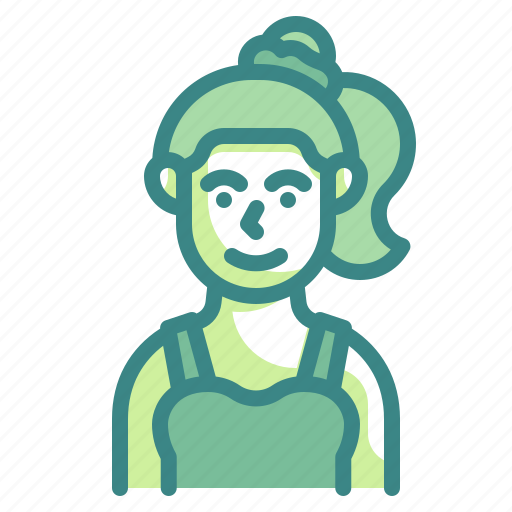 Woman, young, girl, youth, avatar icon - Download on Iconfinder