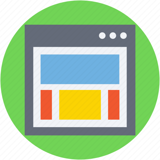 Web content, web grid, web layout, webpage, wireframe icon - Download on Iconfinder