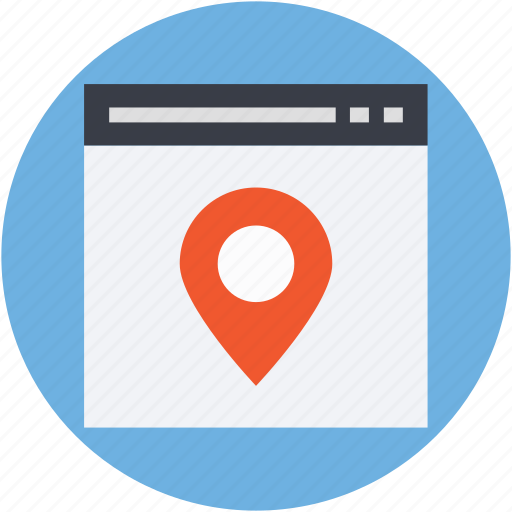 Location finder, map pin, online map, online navigation, website icon - Download on Iconfinder